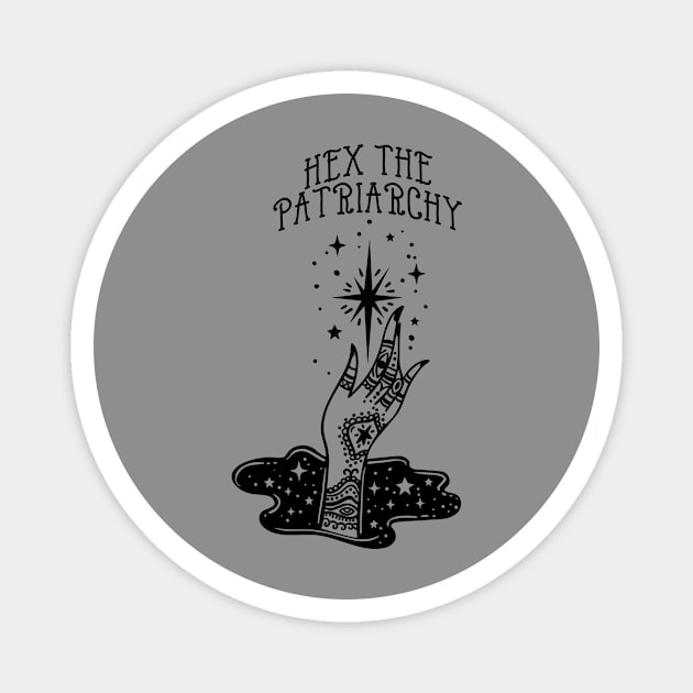 Hex the Patriarchy Magnet by Stuff